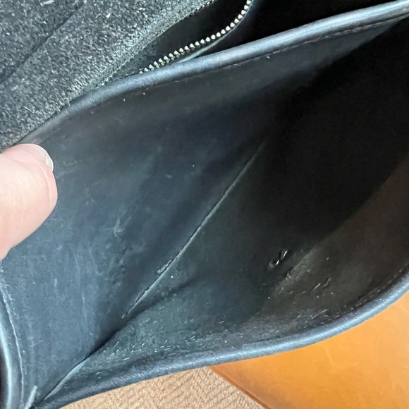 Vintage Black & Silver Nickel COACH Willis Bag 9927 - Picture 9 of 16